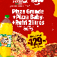 Pizza Gigante(40cm) + Broto Doce(25cm) + Refrigerante 2l