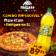 Pizza Gigante( 40cm) + Refrigerante 2l (água Da Serra)